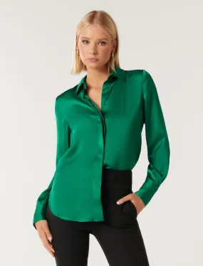 Celia Satin Shirt