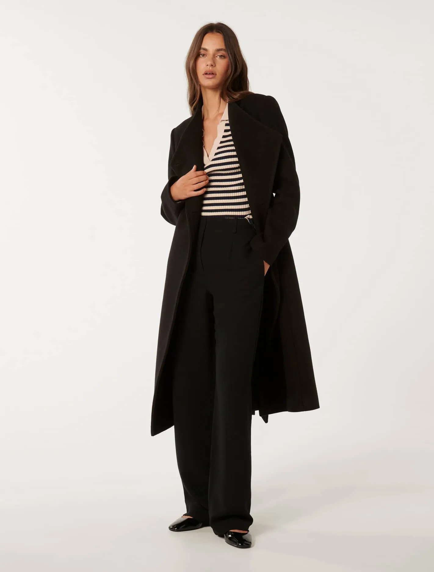 Ari Funnel Neck Coat