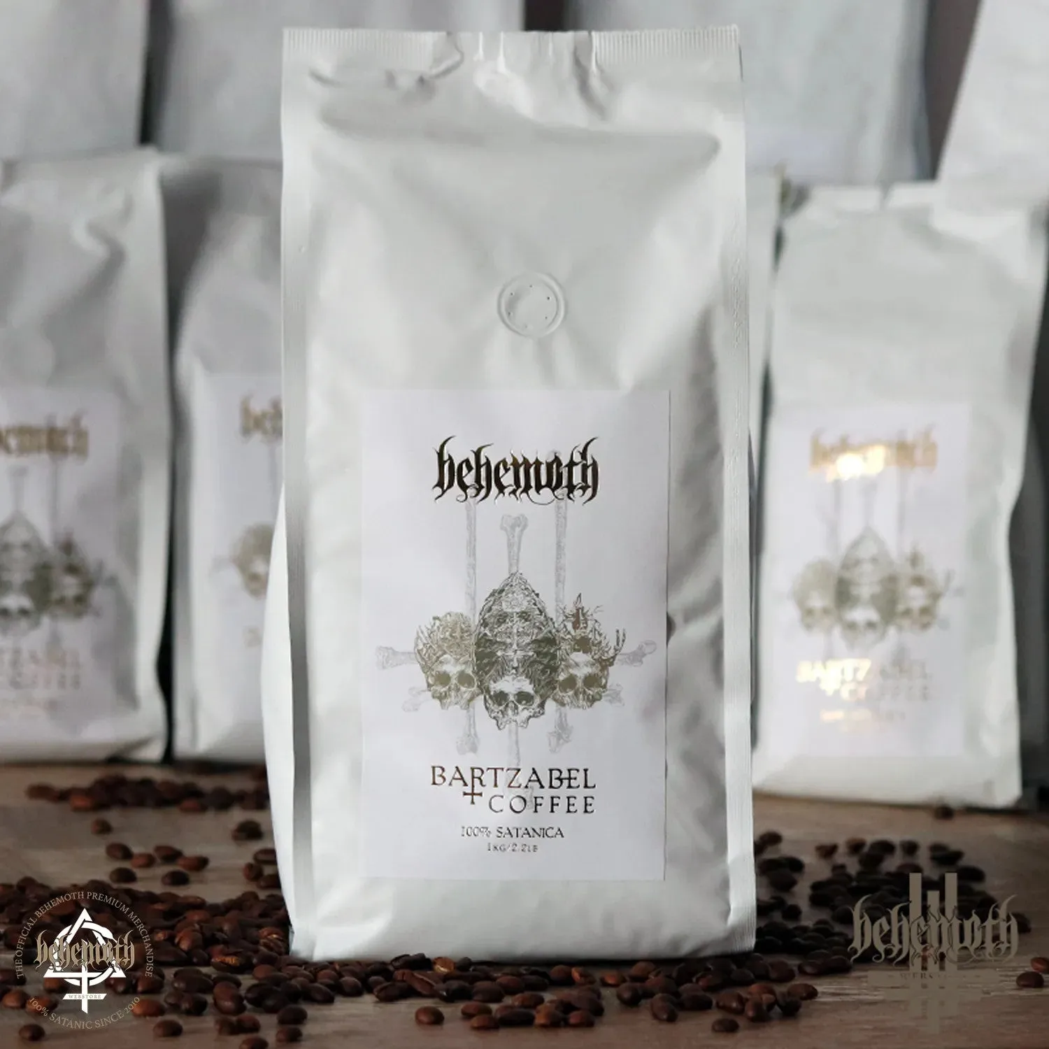 Behemoth 'Bartzabel' whole beans coffee 1000 g / 2.2 lb