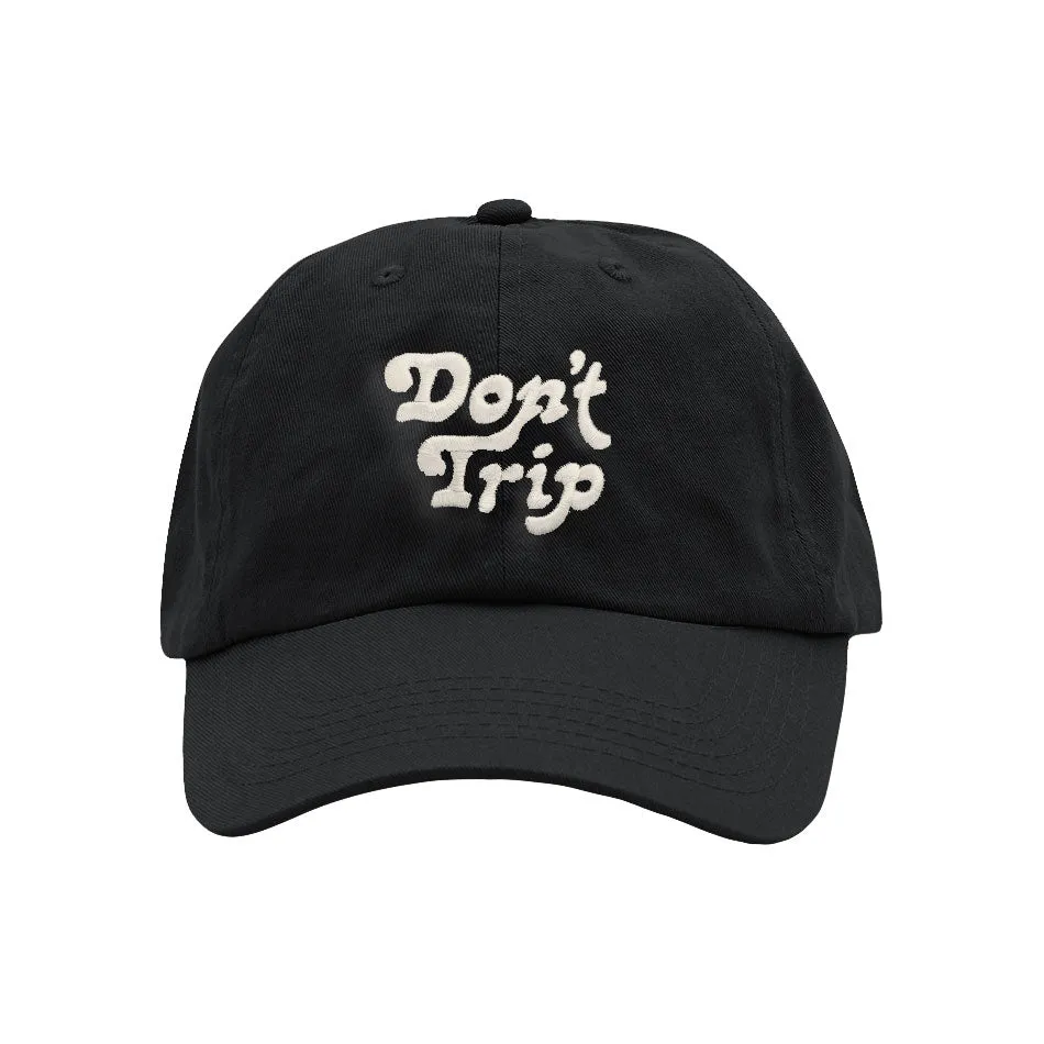 Free and Easy Don't Trip Black Dad Hat