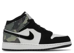 (GS) Air Jordan 1 Mid SE 'Camo' (2020) CW5550-001