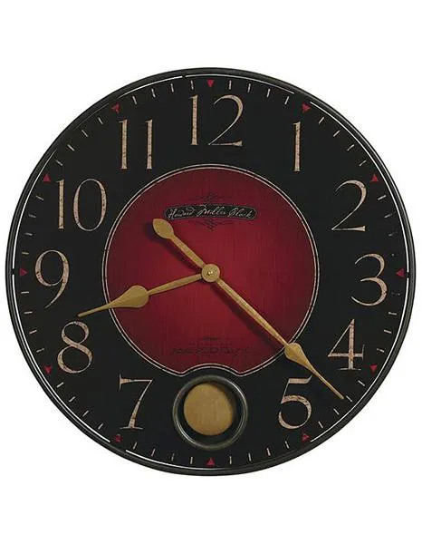 Howard Miller Harmon Large Pendulum Wall Clock - 26 1/4 Inch Diameter