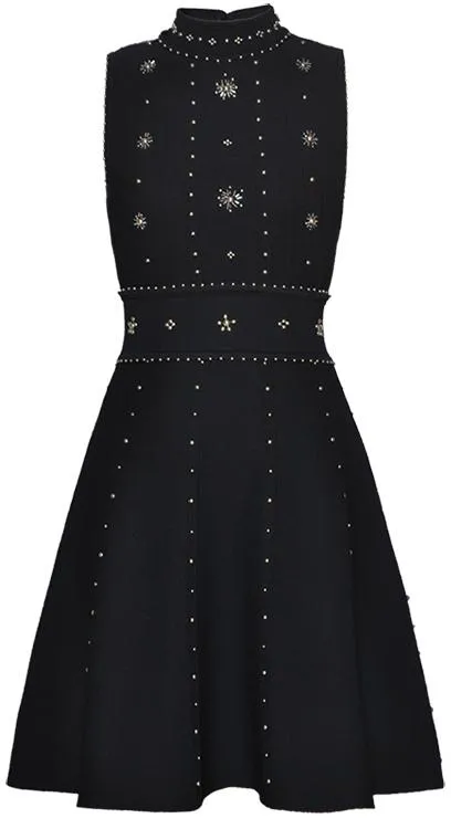 'Matti' Embellished Knit Dress