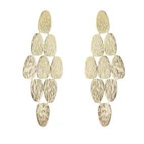 Raelynn Textured Chandelier Earrings